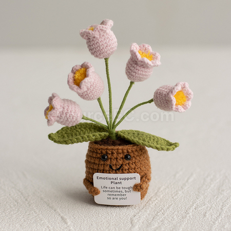 Customization Knitted flower plant pot Corporate Gifts