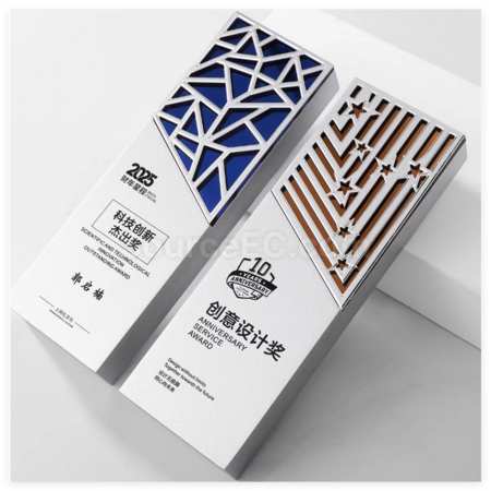 Customization Creative Mirror Crystal Trophy Corporate Gifts