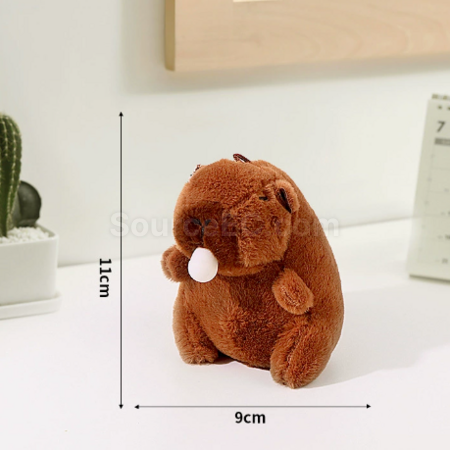 Customization Capybara plush doll keychain Corporate Gifts