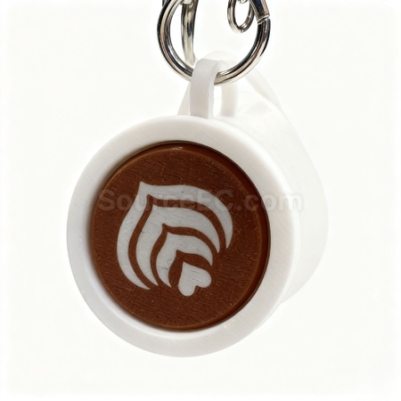 Customization Coffee cup decompression keychain Corporate Gifts