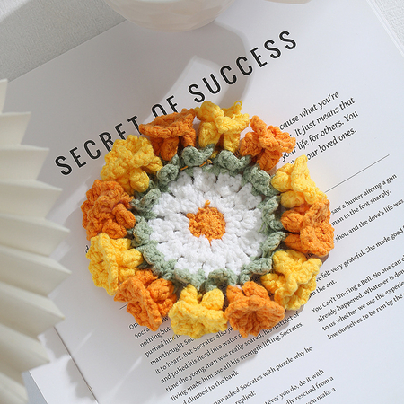 Customization Woven flower cup mat Corporate Gifts