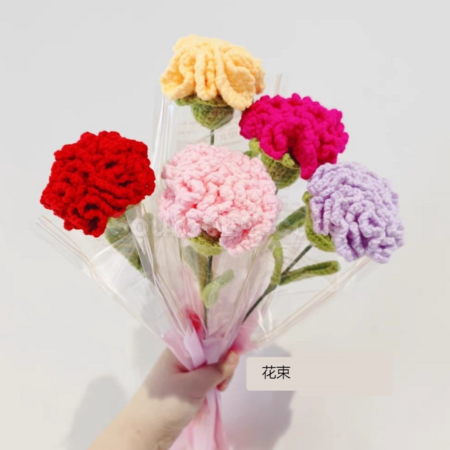 Customization Bouquet of pipe cleaner carnations and tulips Corporate Gifts