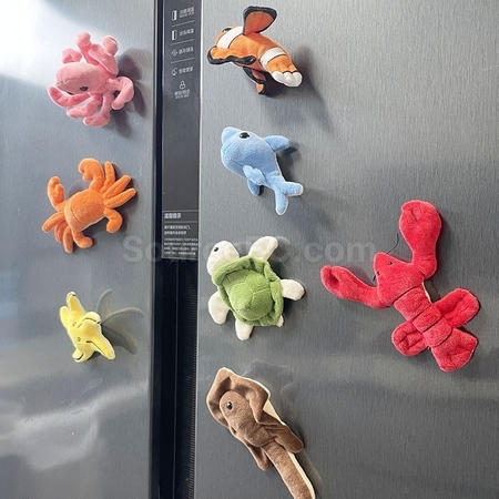 Customization Stereoscopic Stuffed Animal Fridge Sticker Corporate Gifts