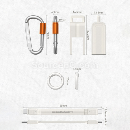 Customization Carabiner Data Cable Corporate Gifts