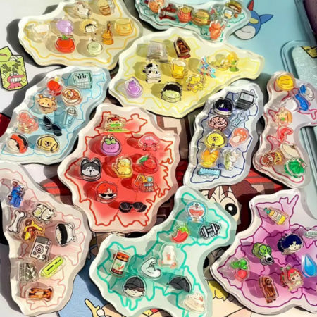 Customization Custom Acrylic Map Fridge Magnets Corporate Gifts