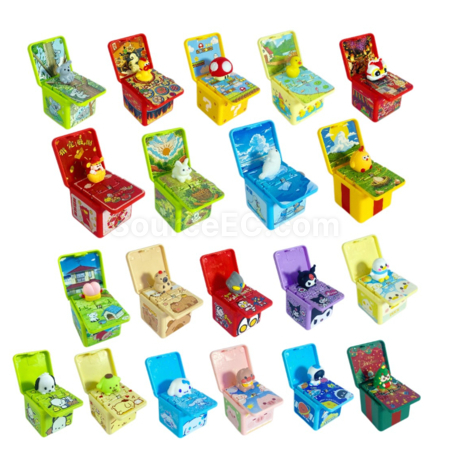 Customization Decompression 3D Figurine Surprise Box Keychain Corporate Gifts