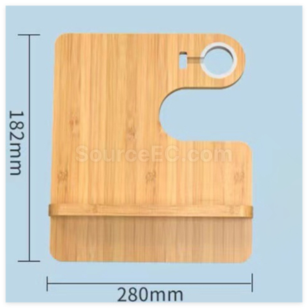 Customization Bamboo And Wood Three-In-One Wireless Charging Stand Corporate Gifts