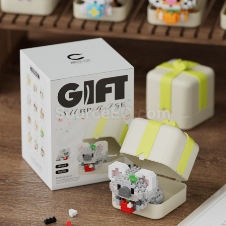 Customization Panda, Puppy, Animal Building Block Toy Gift Box Corporate Gifts