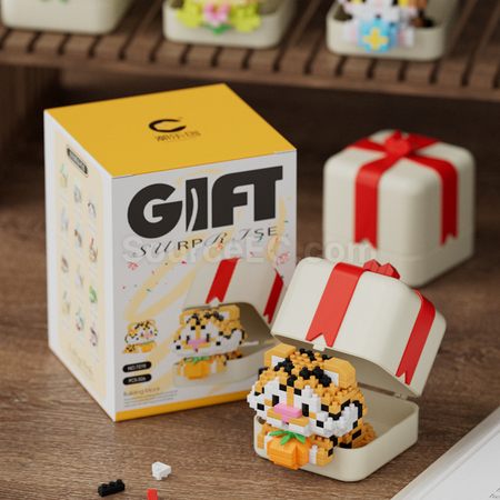 Customization Panda, Puppy, Animal Building Block Toy Gift Box Corporate Gifts