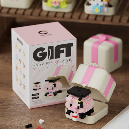 Customization Panda, Puppy, Animal Building Block Toy Gift Box Corporate Gifts