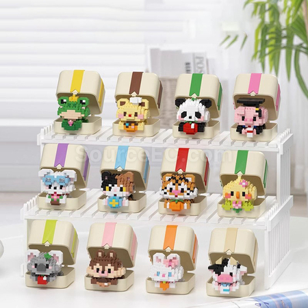 Customization Panda, Puppy, Animal Building Block Toy Gift Box Corporate Gifts