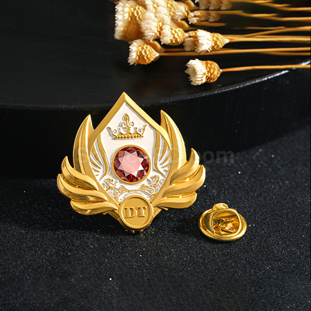Customization Diamond-Encrusted Metal Badge Corporate Gifts