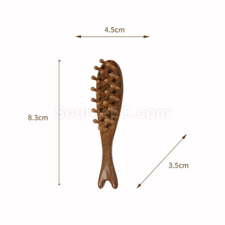 Customization Sandalwood massage comb Corporate Gifts