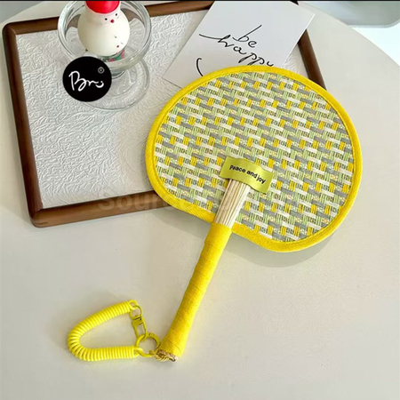 Customization Color Straw Fan Corporate Gifts