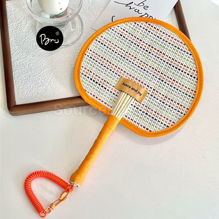 Customization Color Straw Fan Corporate Gifts