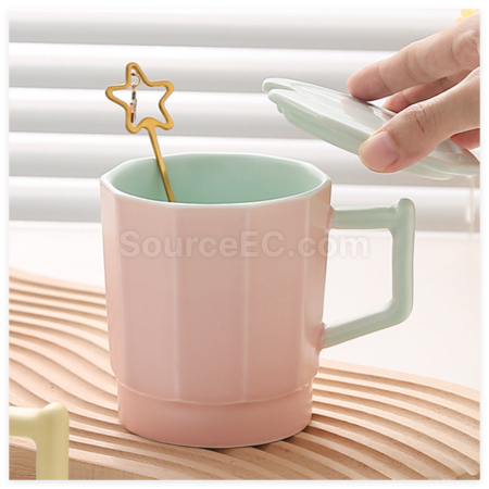Customization Color-Blocked Ceramic Cup Corporate Gifts