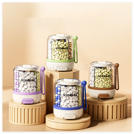 Press-Type Compartmentalized Medicine Box
