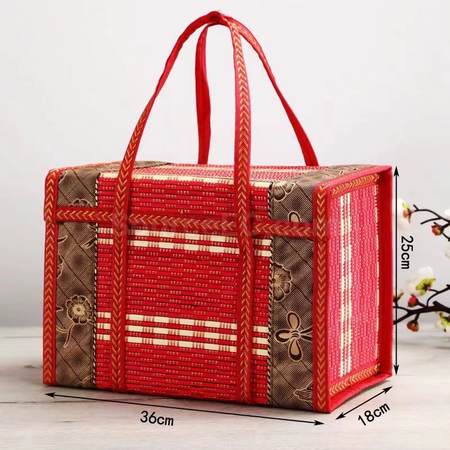 Customization Bamboo woven basket Corporate Gifts