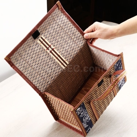Customization Bamboo woven basket Corporate Gifts