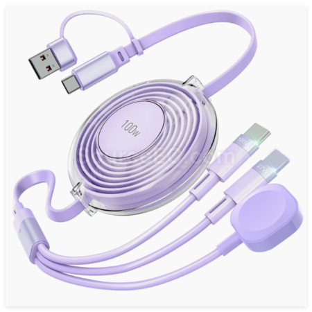Customization 5-in-1 Retractable Data Cable Corporate Gifts