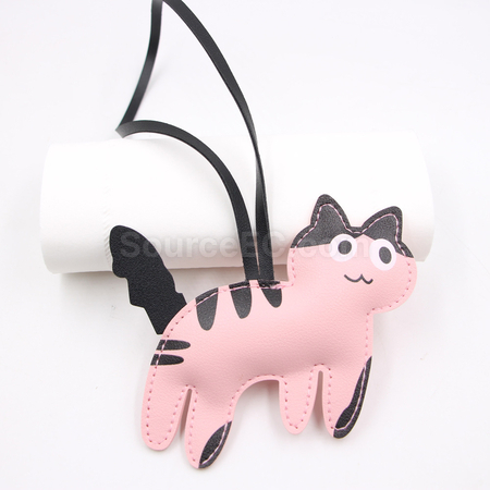 Customization Leather sausage dog pendant Corporate Gifts