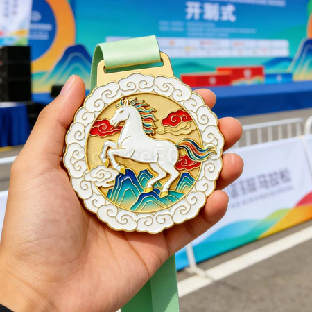 Customization Horse Metal Medals Corporate Gifts