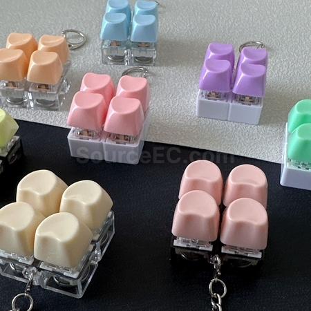 Customization Custom Heart-shaped Button Stress Relief Toy Corporate Gifts