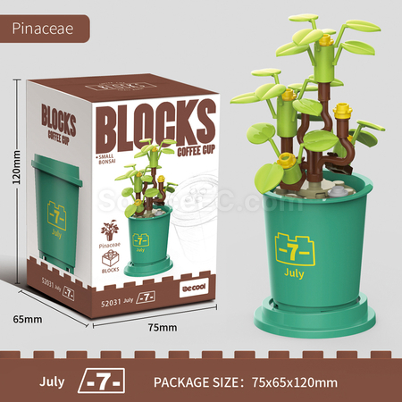 Customization Coffee Cup Plant Series Building Blocks-12 Months Corporate Gifts