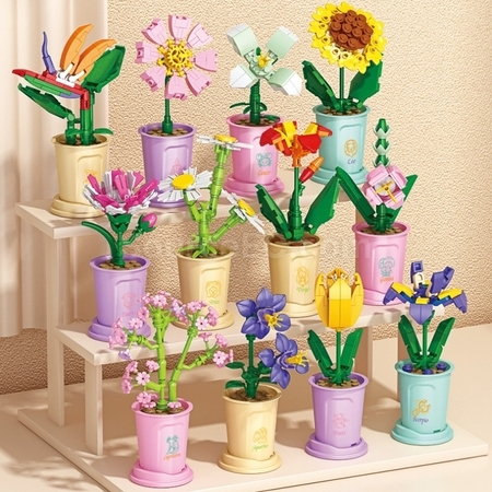 Customization Coffee Cup Plant Series Building Blocks-The 12 Zodiac Signs' Guardian Flower Collection Corporate Gifts