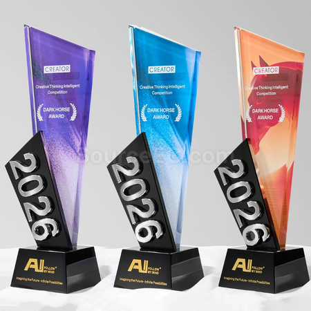 Customization 2026 Crystal Award Corporate Gifts