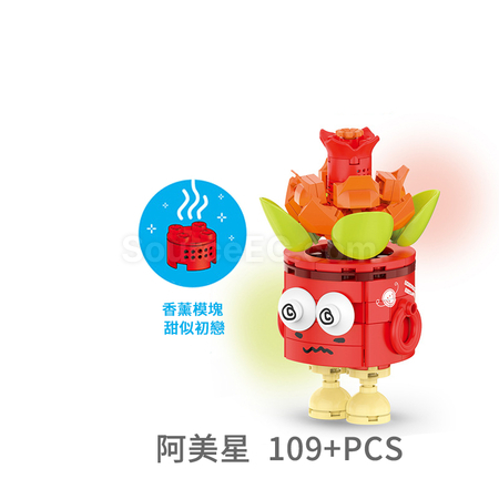 Customization Emoji Succulent Plant Building Blocks Box Corporate Gifts