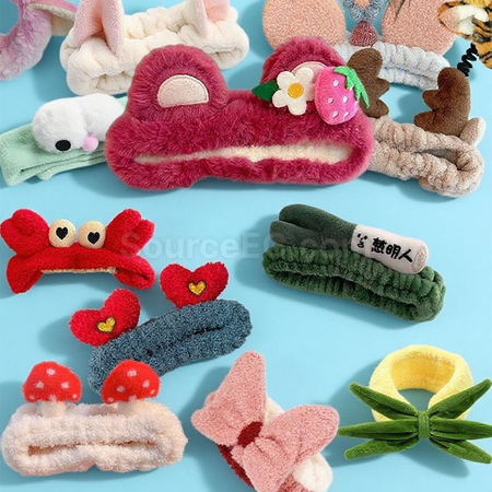 Customization Customizable plush hair bands Corporate Gifts