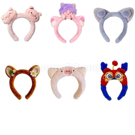 Customization Custom plush hair hoops available Corporate Gifts