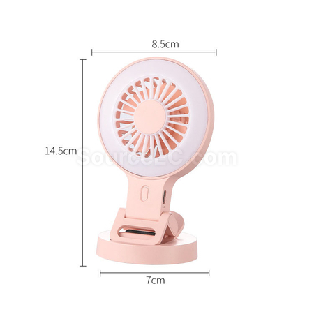 Customization Mini fan fill light with clip Corporate Gifts