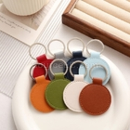 Customization PU Leather Keychain Corporate Gifts