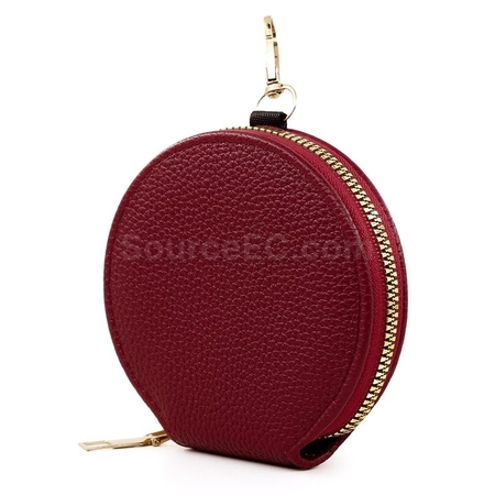 Customization Mini Round Zipper Coin Purse Corporate Gifts