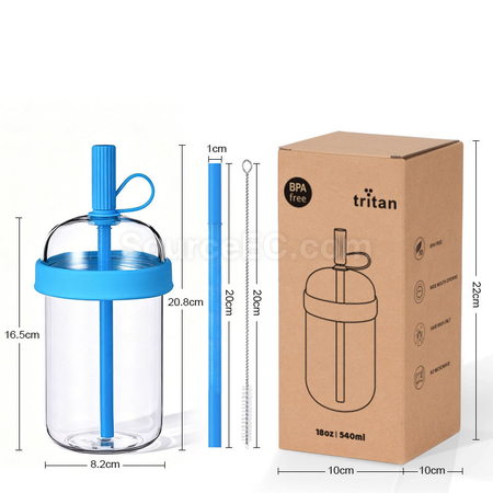 Customization Tritan straw cup for milk tea Corporate Gifts