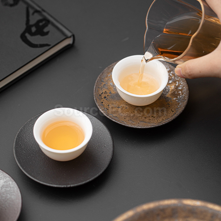 Customization Chinese Retro Ceramic Small Plate Corporate Gifts
