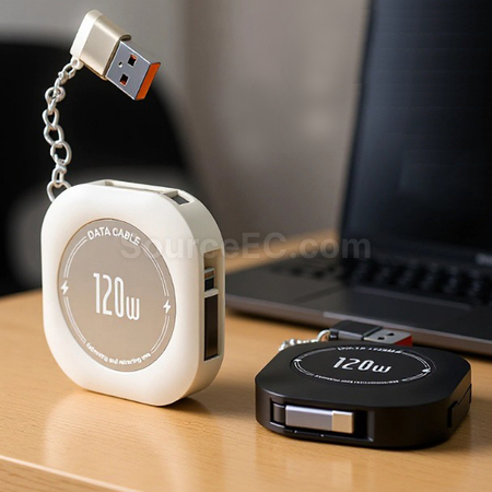 Customization Retractable Storage Fast Charging Data Cable Corporate Gifts