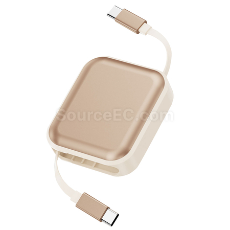 Customization 240W Retractable Dual Type-C Transmission Cable Corporate Gifts