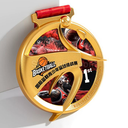 Customization Basketball Metal Medal Corporate Gifts