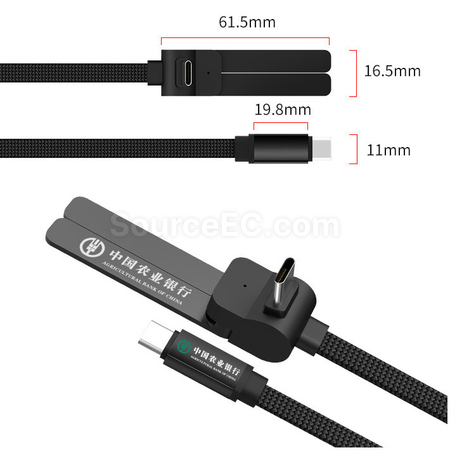 Customization Stand Data Charging Cable Corporate Gifts