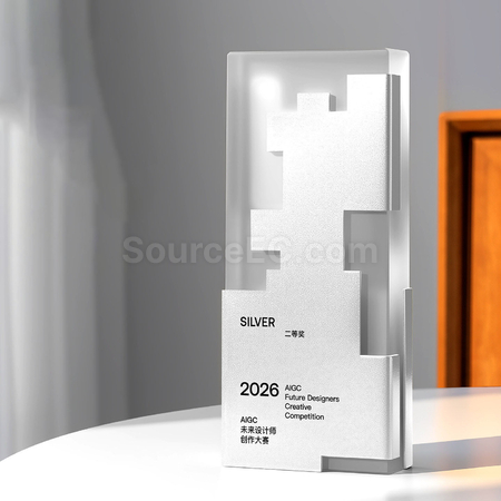 Customization Crystal Metal Trophy Corporate Gifts