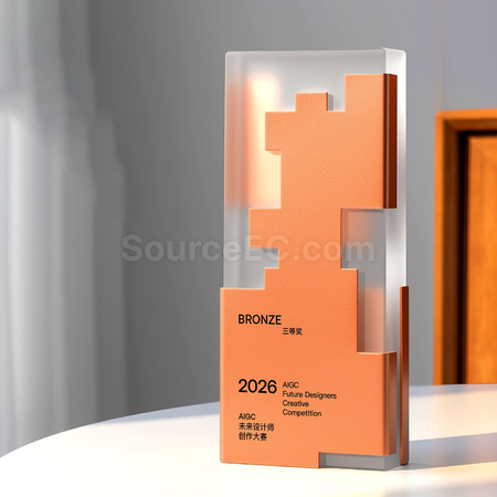 Customization Crystal Metal Trophy Corporate Gifts