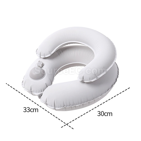 Customization Double-layer inflatable U-shaped pillow Corporate Gifts