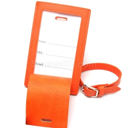 Customization PU Square Luggage Tag Corporate Gifts