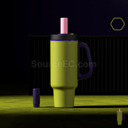 Customization Stainless steel ceramic straw tumbler Corporate Gifts