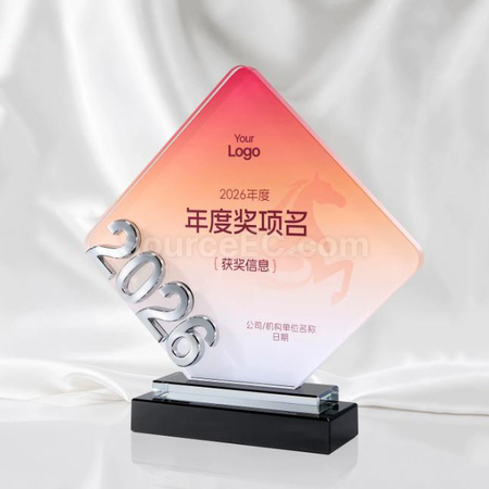 Customization 2026 Crystal Award Corporate Gifts