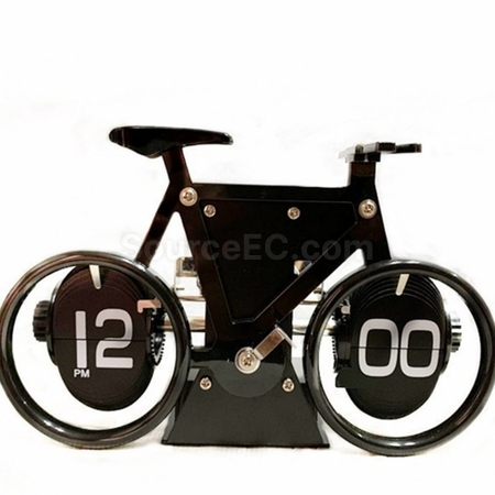 Customization Retro European Bicycle-shaped Flip Clock Corporate Gifts