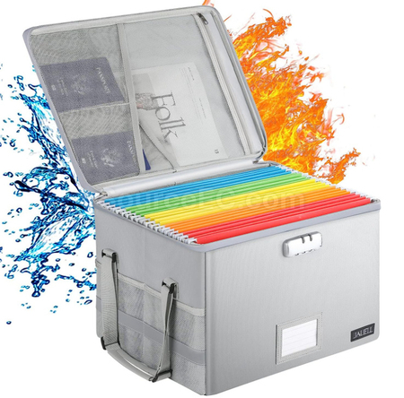 Customization Lockable Fireproof & Waterproof Document Box Corporate Gifts